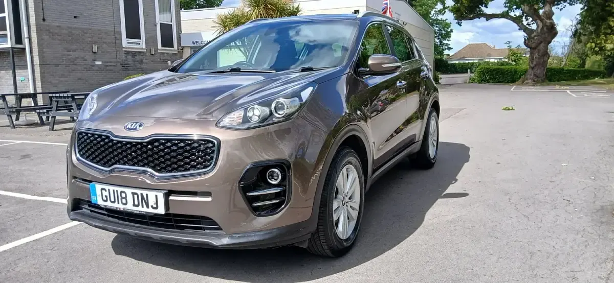 Used Kia Sportage 130 HP (95 kW) 2018 Brown SUV
