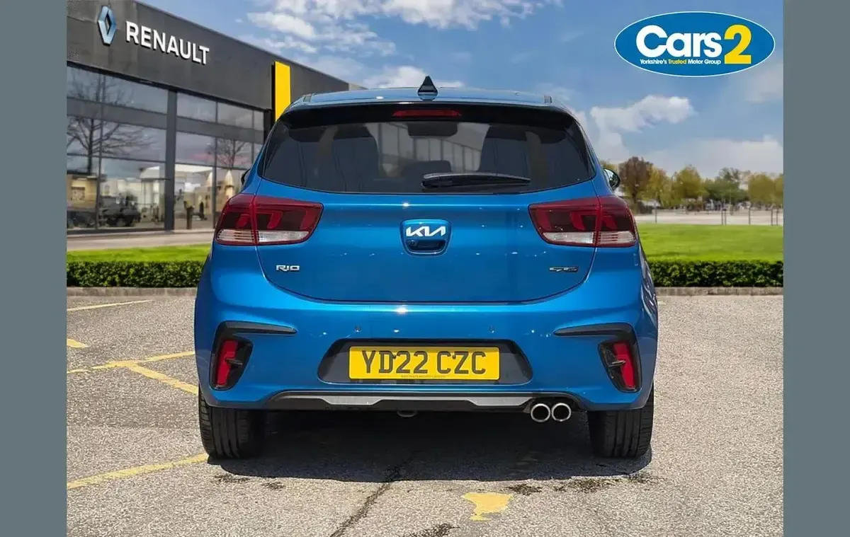 Used Kia Rio GT-Line S 117 HP (86 kW) 2022 Blue Hatchback