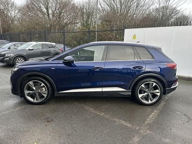Used Audi Q4 e-tron S-Line 150 kW (204 HP) 2021 Blue SUV