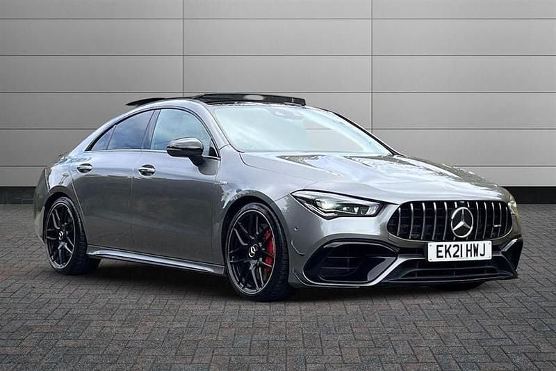 Mountain grey Used 2021 Mercedes CLA45 AMG Sedan | £38,490 (Good price) - Image 1/4