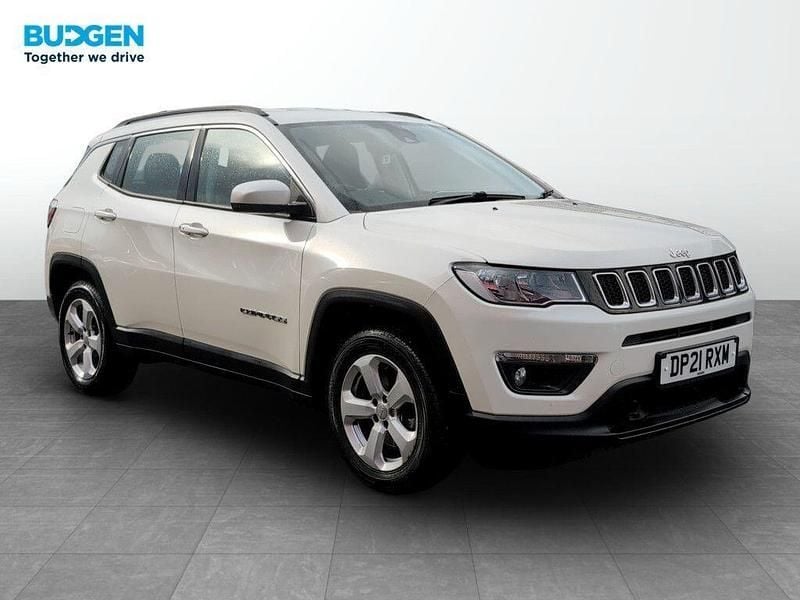 White Used 2021 Jeep Compass Longitude SUV | £12,757 (Good price) - Image 1/4
