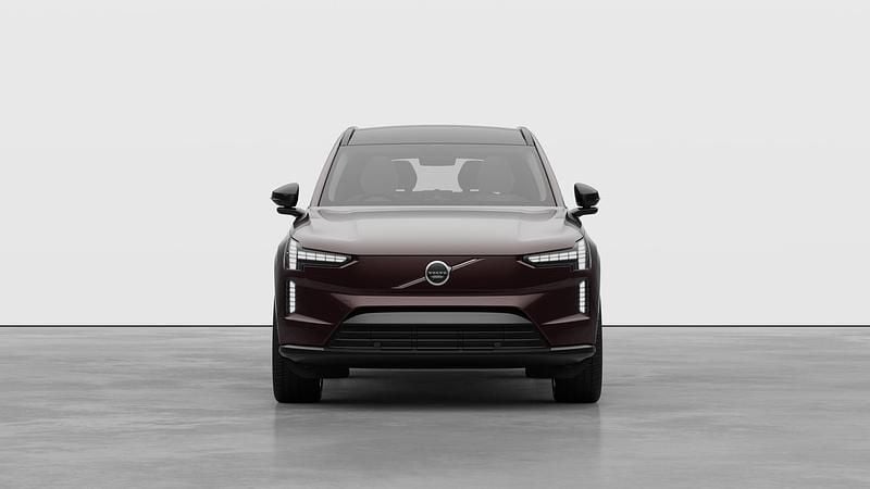 New Volvo EX90 Ultra 500 kW (680 HP) 2026 Mulberry red SUV
