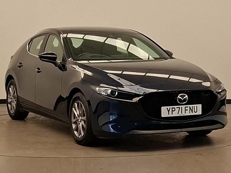 Used Mazda 3 122 HP (89 kW) 2021 Blue Hatchback