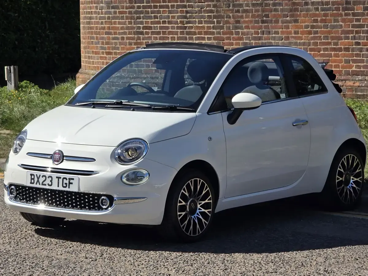 Used Fiat 500 2023 White Cabriolet