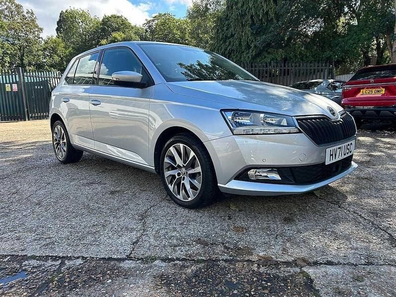 Silver Used 2021 Skoda Fabia SE Drive Hatchback | £12,494 (Fair price) - Image 1/3