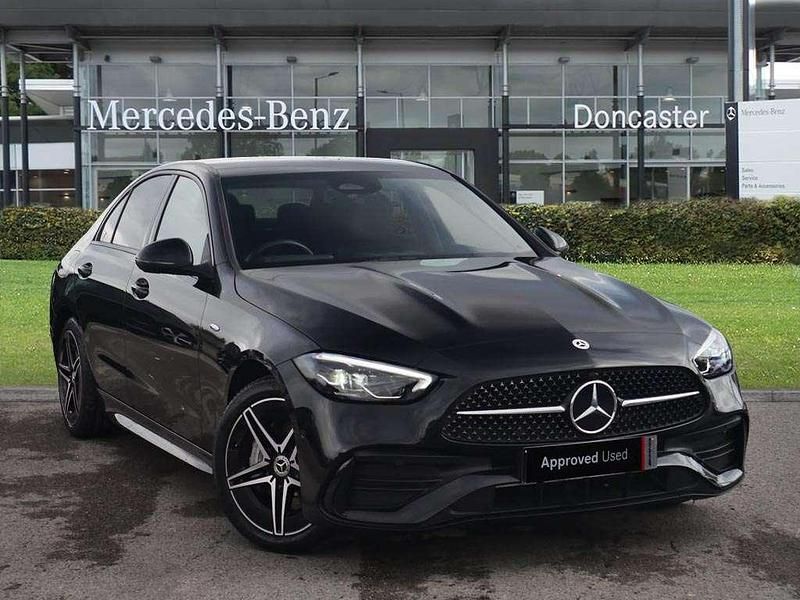 Black Used 2025 Mercedes C300e Urban Sedan | £38,495 - Image 1/4