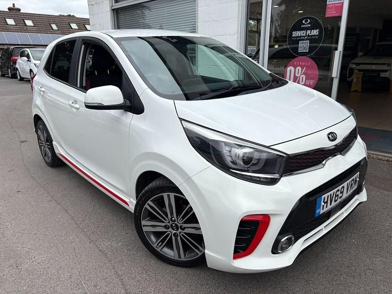 White Used 2019 Kia Picanto GT-Line Hatchback | £10,995 (Fair price) - Image 1/4