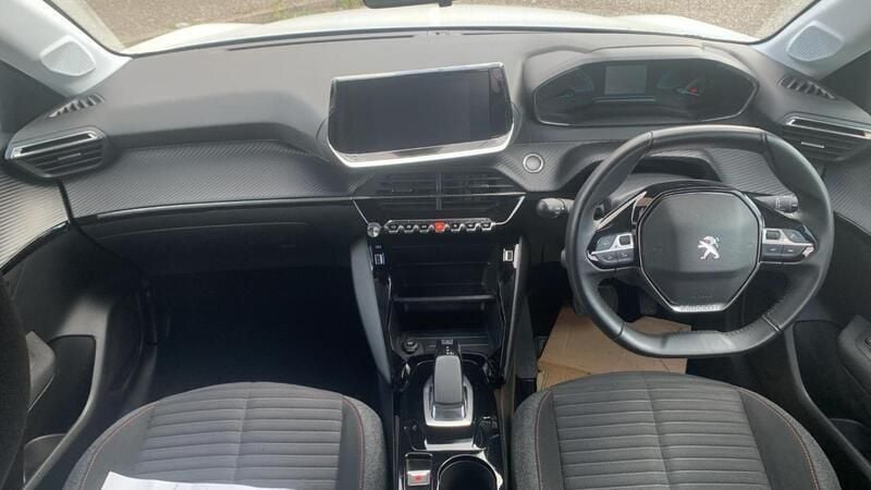 White Used 2022 Peugeot e-208 Allure Hatchback | £12,976 (Good price) - Image 1/4
