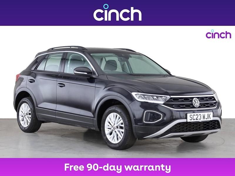 Black Used 2023 VW T-Roc Life SUV | £18,399 (Fair price) - Image 1/3