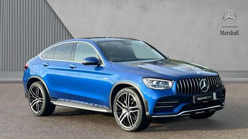 Blue Used 2022 Mercedes GLC43 AMG Premium Plus Coupe | £47,480 (Fair price) - Image 1/4