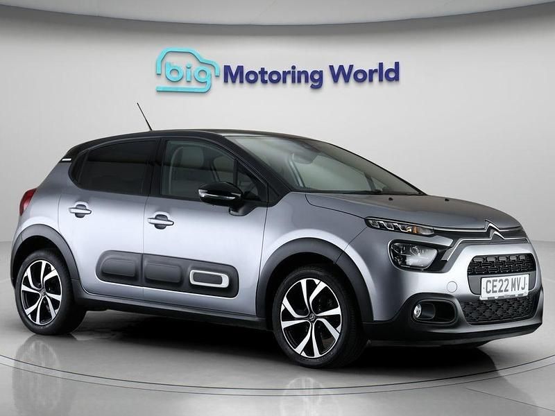 Grey Used 2022 Citroën C3 PureTech Hatchback | £9,600 (Good price) - Image 1/4