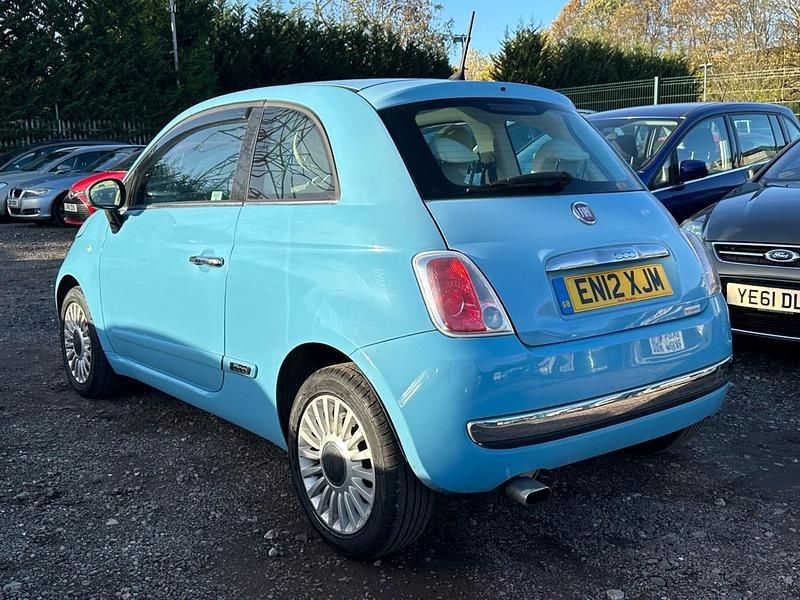 Used Fiat 500 Lounge 2012 Blue Hatchback