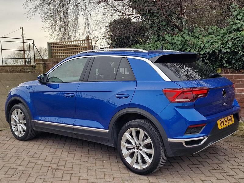 Used VW T-Roc SEL 150 HP (110 kW) 2021 Blue SUV