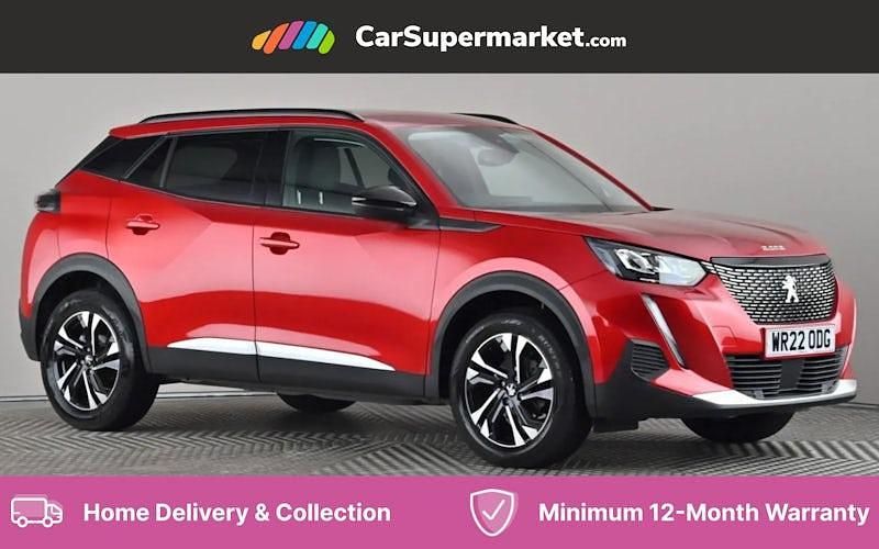 Red Used 2022 Peugeot 2008 Allure Premium SUV | £16,997 (Fair price) - Image 1/4