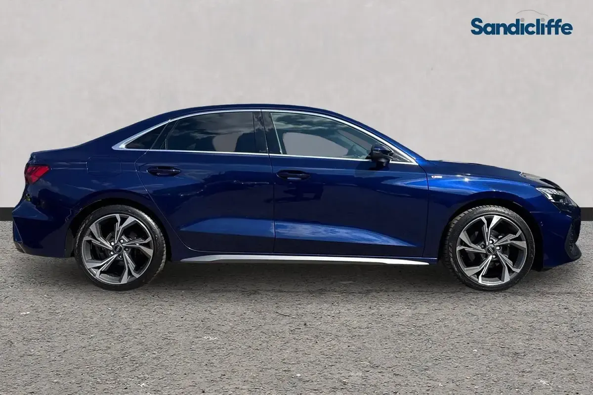 Used Audi A3 S-Line 150 HP (110 kW) 2025 Blue Sedan