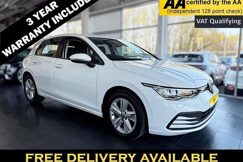 White Used 2022 VW Golf VIII Life Hatchback | £17,495 (Fair price) - Image 1/1