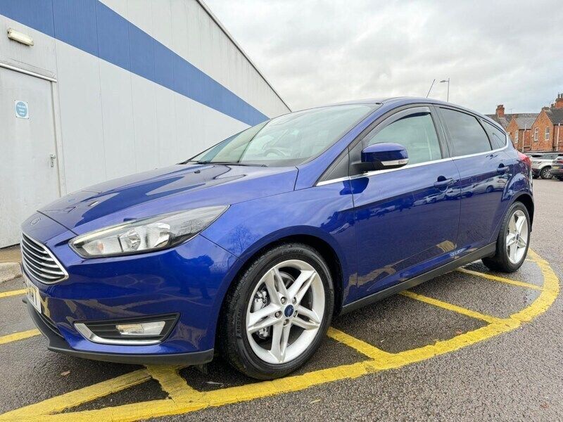 Blue Used 2015 Ford Focus Titanium Hatchback | £4,998 (A bit pricey) - Image 1/4