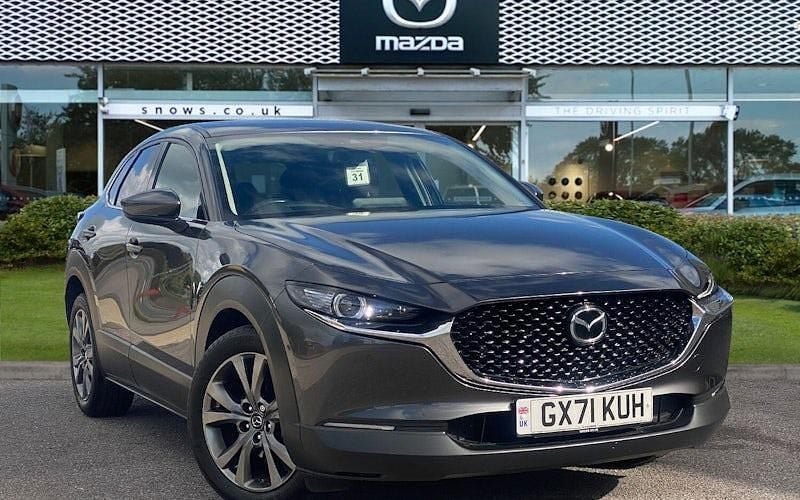 Machine grey Used 2021 Mazda CX-30 Inclusive SUV | £17,741 (Fair price) - Image 1/4