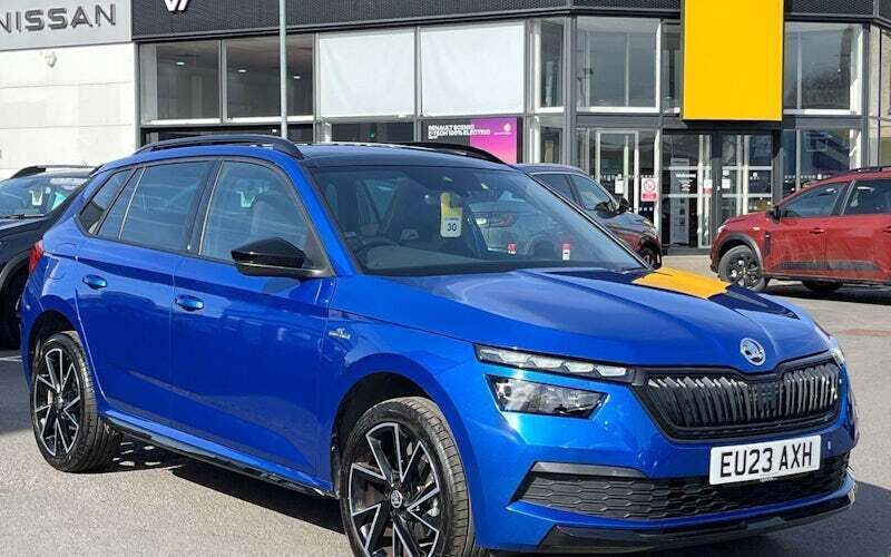 Blue Used 2023 Skoda Kamiq Monte Carlo SUV | £18,282 (Good price) - Image 1/4