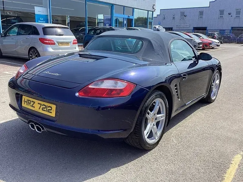 Used Porsche Boxster 245 HP (180 kW) 2008 Blue Cabriolet