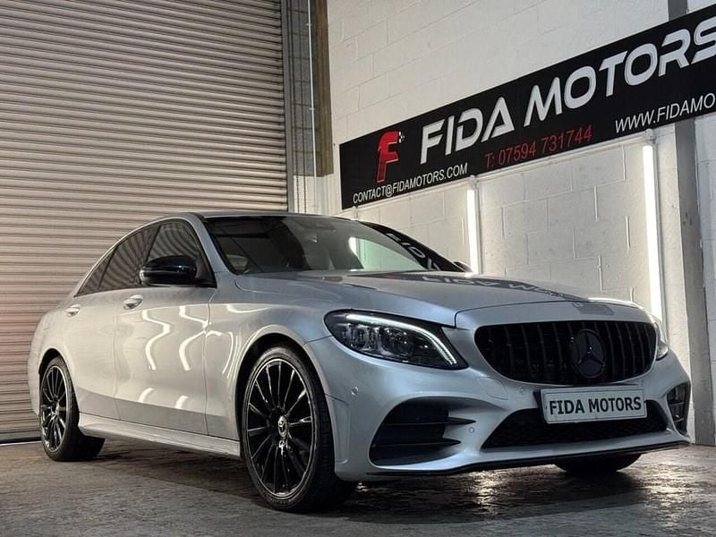 Used Mercedes C220 AMG Line Premium 194 HP (142 kW) 2020 Silver Sedan