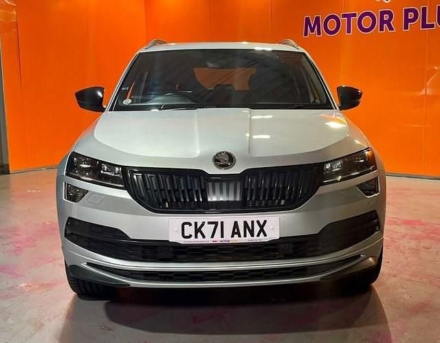 Used Skoda Karoq SportLine 150 HP (110 kW) 2021 Silver SUV