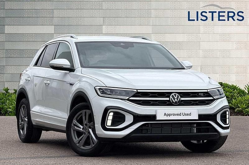Deep black New 2025 VW T-Roc R-line SUV | £31,990 (Fair price) - Image 1/4