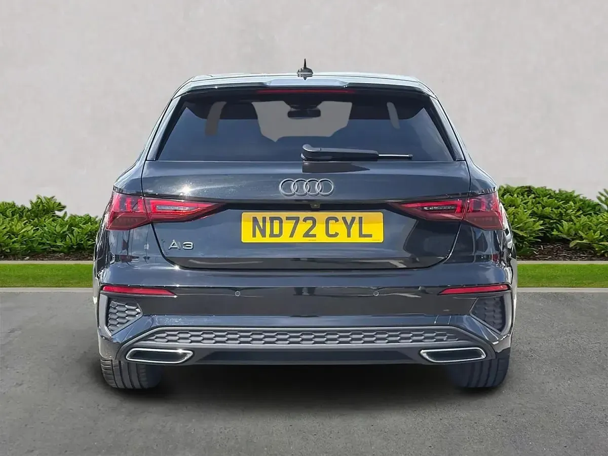 Used Audi A3 S-Line 150 HP (110 kW) 2022 Black Sedan