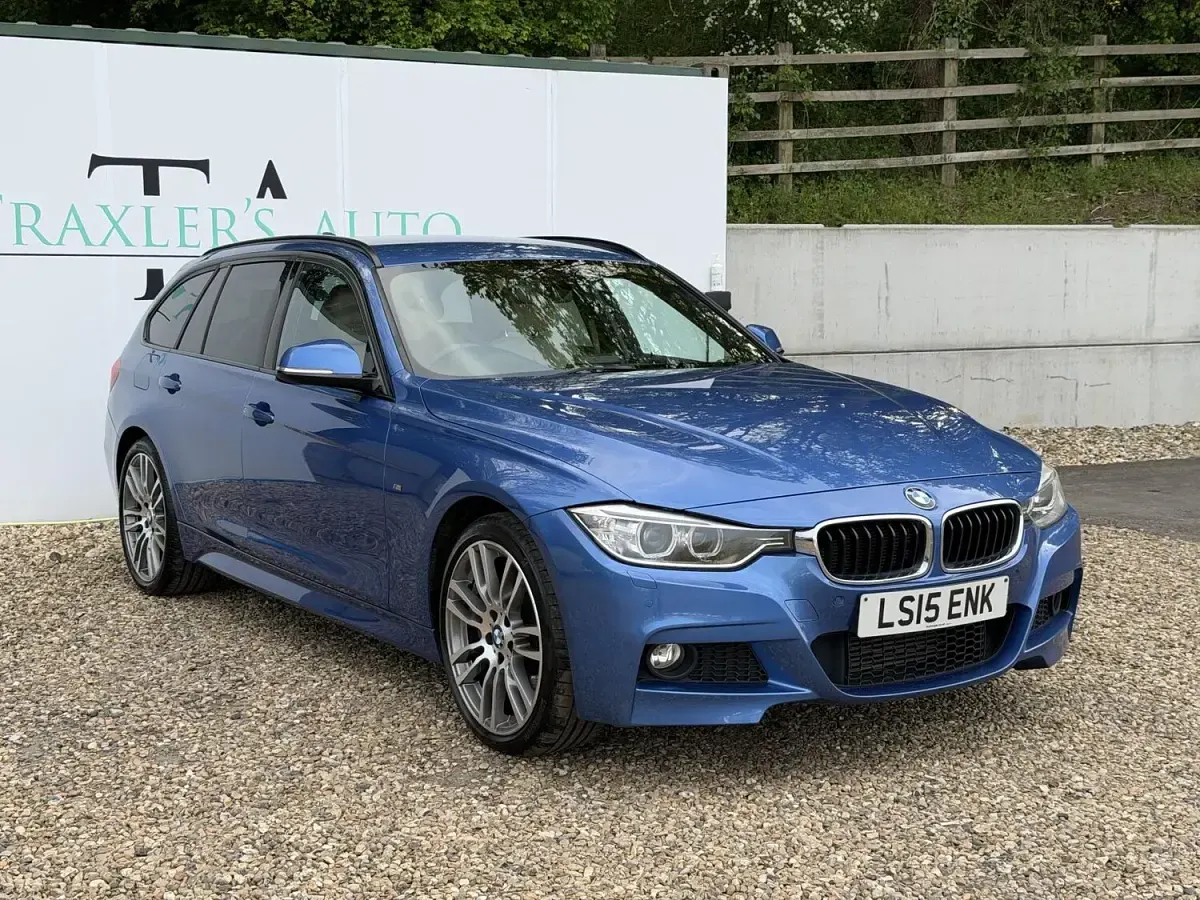 Used BMW 330 M Sport 258 HP (189 kW) 2015 Blue Estate