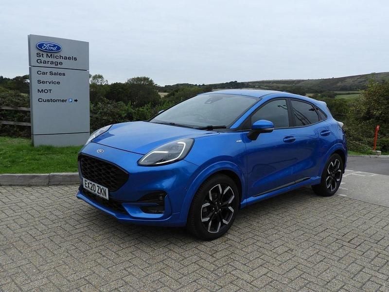 Blue Used 2020 Ford Puma Gen-E ST-Line X Hatchback | £14,250 (A bit pricey) - Image 1/4