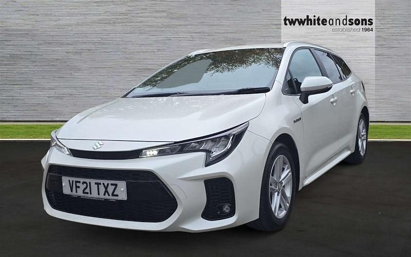 White Used 2021 Suzuki Swace SZ-T Estate | £17,450 (Fair price) - Image 1/4