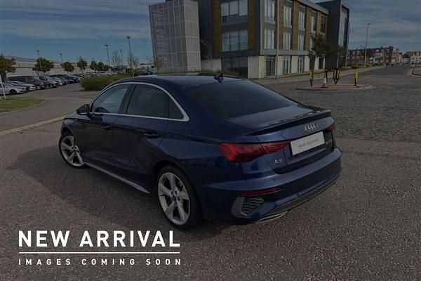 Used Audi A3 S-Line 190 HP (139 kW) 2022 Blue Sedan