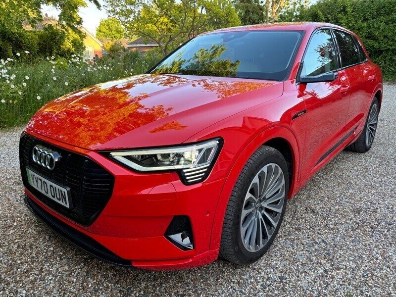 Red Used 2020 Audi Q8 e-tron SUV | £22,500 - Image 1/4