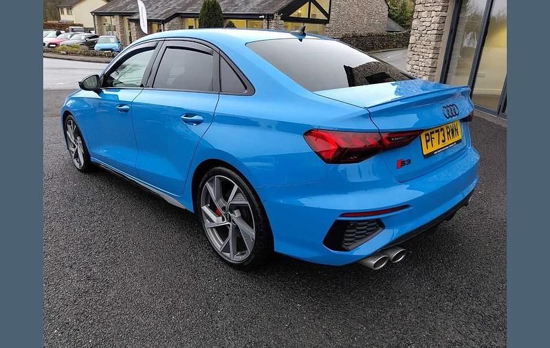 Used Audi S3 Black Edition 306 HP (225 kW) 2023 Blue Sedan