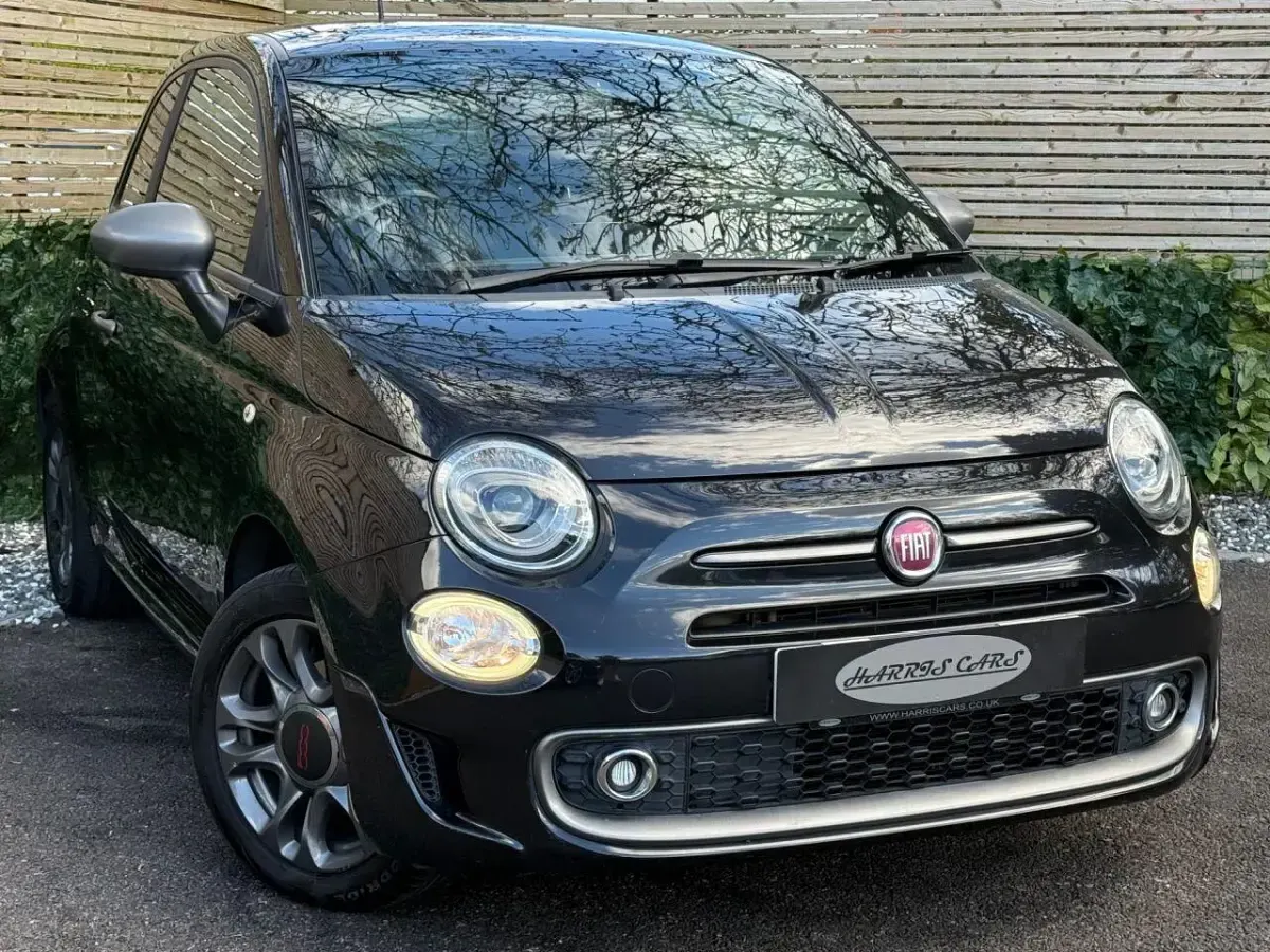 Used Fiat 500 S 69 HP (50 kW) 2017 Black Hatchback