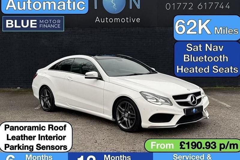 White Used 2013 Mercedes E220 AMG Coupe | £9,495 (Fair price) - Image 1/1