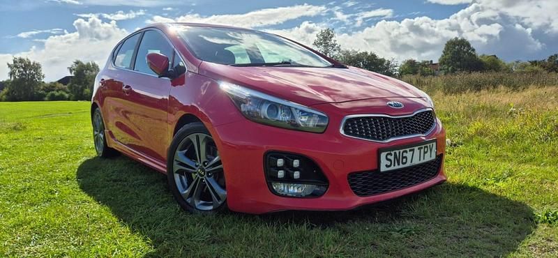 Red Used 2017 Kia Ceed GT-Line Hatchback | £5,493 (Fair price) - Image 1/4