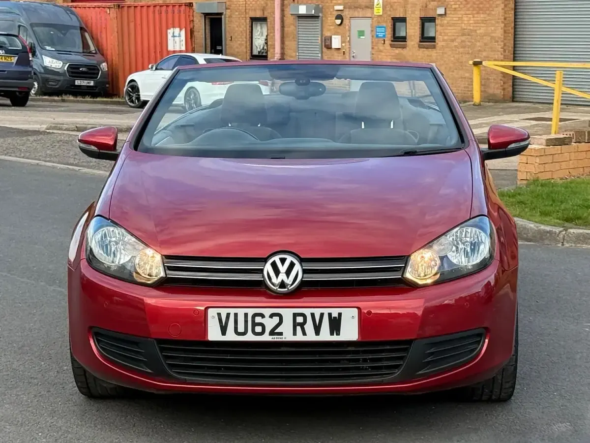 Used VW Golf Cabriolet S 2012 Red Cabriolet