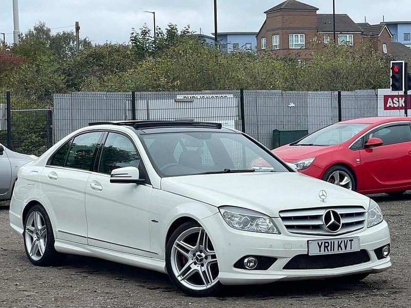 White Used 2011 Mercedes C220 Sedan | £4,950 (Good price) - Image 1/4