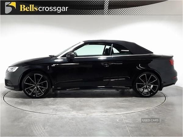 Used Audi A3 Cabriolet S-Line 150 HP (110 kW) 2020 Black Cabriolet
