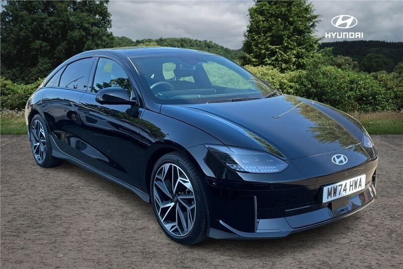 Black Used 2024 Hyundai Ioniq 6 Premium Sedan | £29,990 (Expensive) - Image 1/4