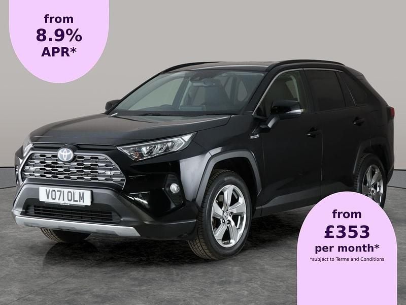 Black Used 2021 Toyota RAV4 Hybrid Design SUV | £23,341 (Fair price) - Image 1/2