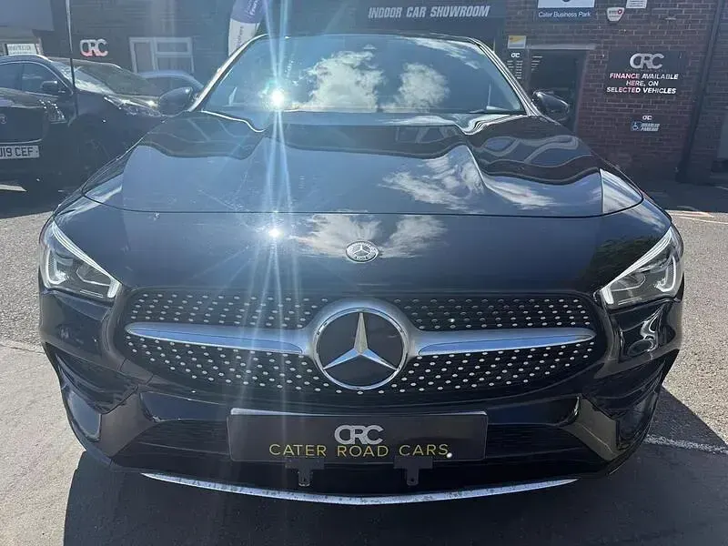 Used Mercedes CLA220 AMG line 190 HP (139 kW) 2019 Black Coupe