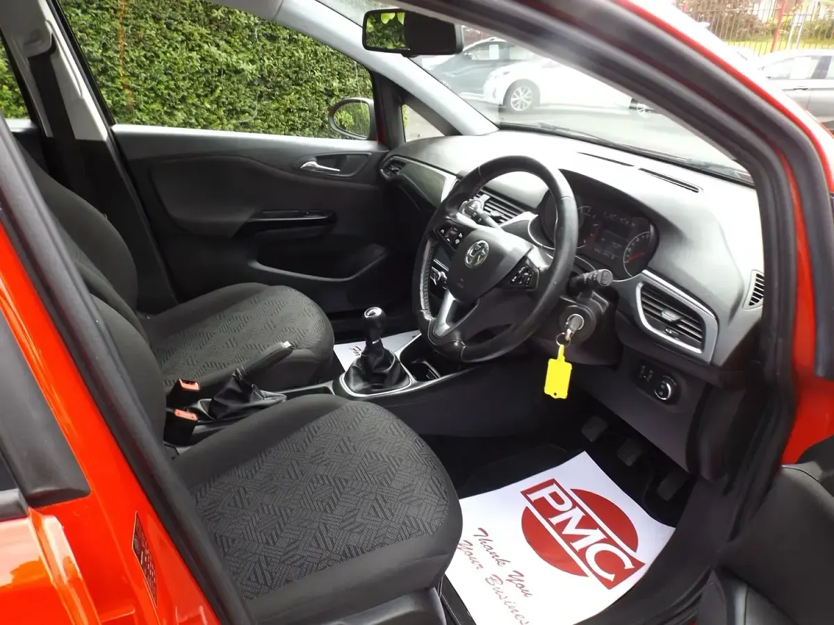 Used Vauxhall Corsa 75 HP (55 kW) 2018 Red Hatchback