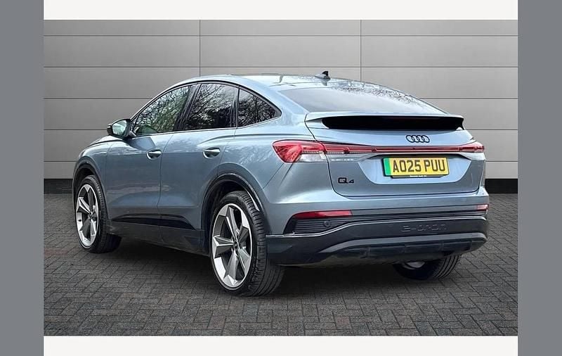 Used Audi Q4 Sportback e-tron Black Edition 210 kW (286 HP) 2025 Blue SUV