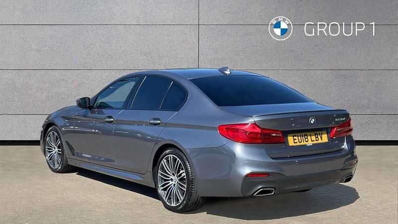 Used BMW 520 M Sport 190 HP (139 kW) 2018 Blue Sedan