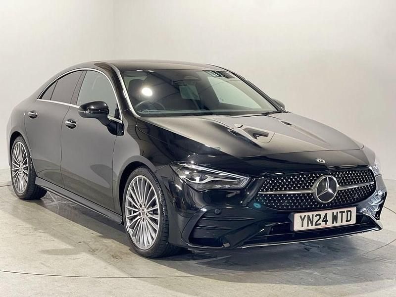 Black Used 2024 Mercedes CLA180 AMG Line Premium Sedan | £27,499 (Fair price) - Image 1/4