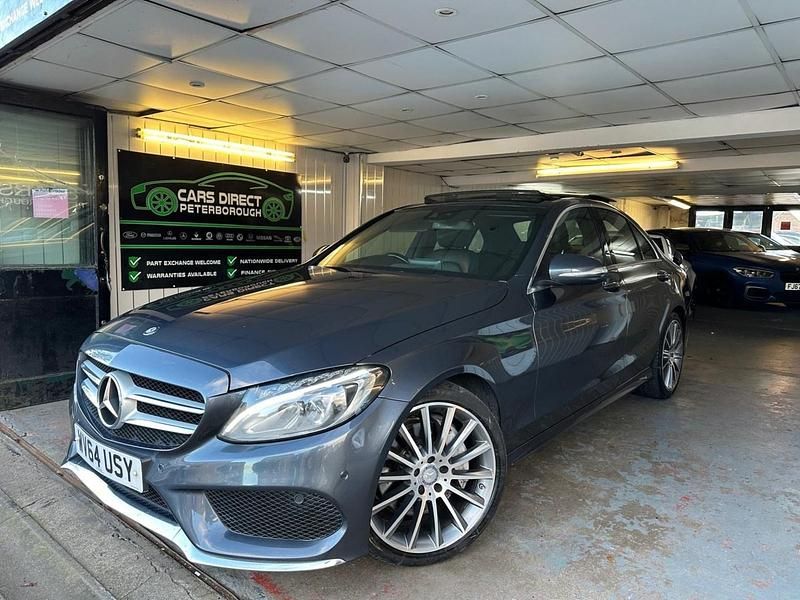 Used Mercedes C300 AMG line 2014 Grey Sedan
