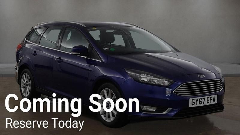 Blue Used 2017 Ford Focus Titanium Estate | £9,495 (Good price) - Image 1/4