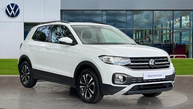 White Used 2021 VW T-Cross United SUV | £16,836 (Fair price) - Image 1/4